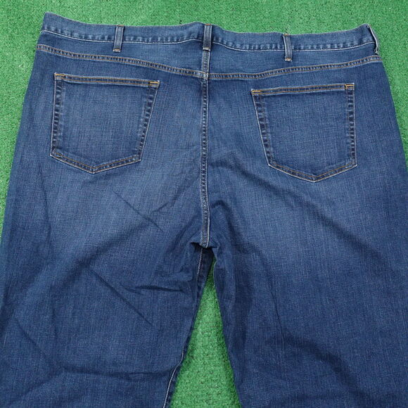 DANIEL CREMIEUX STRAIGHT FIT DENIM BLUE JEANS MENS SIZE 48X32 - Picture 5 of 7